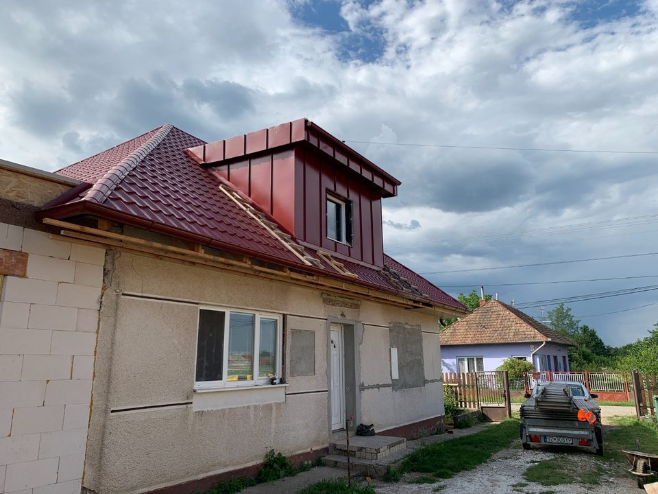 Rekonštrukcia strechy – taška + odkvap